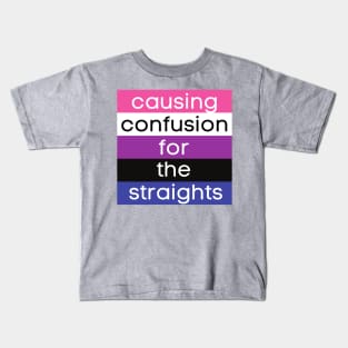 Causing Confusion for the Straights GF Kids T-Shirt